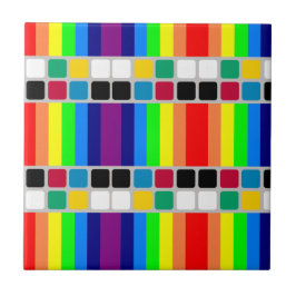 Keramische Tegel Kleurrijke kleuren Tegeltje