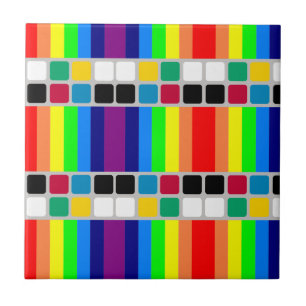 Keramische Tegel Kleurrijke kleuren Tegeltje