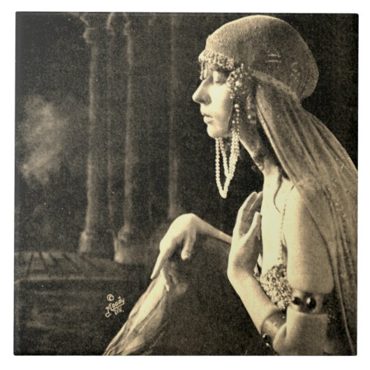 Keramische tegel Kyra  Dancer Tegeltje (Voorkant)