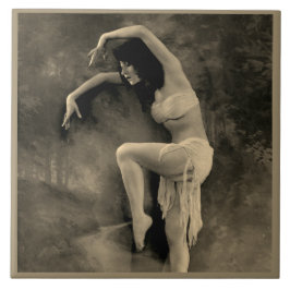 Keramische tegel met  danser Foto Tegeltje