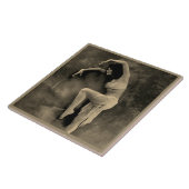 Keramische tegel met  danser Foto Tegeltje (Zijkant)