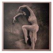 Keramische tegel met  danser Foto Tegeltje (Voorkant)