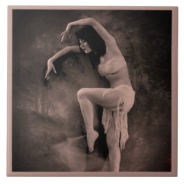 Keramische tegel met  danser Foto Tegeltje