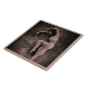 Keramische tegel met  danser Foto Tegeltje (Zijkant)