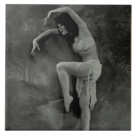 Keramische tegel met  danser Foto Tegeltje