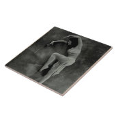 Keramische tegel met  danser Foto Tegeltje (Zijkant)