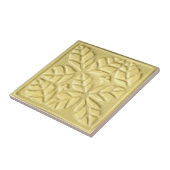 Keramische tegel met geel geel van gestyleerd scho tegeltje (Zijkant)