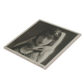 Keramische tegel met gezicht van  Dancer Tegeltje (Zijkant)