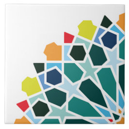 Keramische Tegel met Marokkaanse Tegels ontwerp Tegeltje