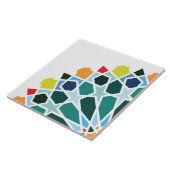 Keramische Tegel met Marokkaanse Tegels ontwerp Tegeltje (Zijkant)