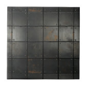 Keramische Tegel met metaalstructuur Tegeltje (Voorkant)