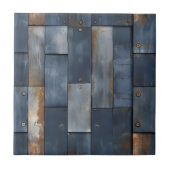 Keramische Tegel met metaalstructuur Tegeltje (Voorkant)