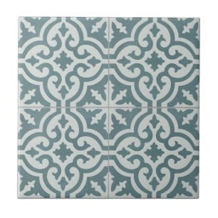 Keramische tegel - Moorse stijl turquoise Tegeltje