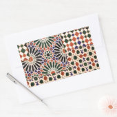 Keramische tegel mozaïek ontwerp rechthoekige sticker (Envelop)