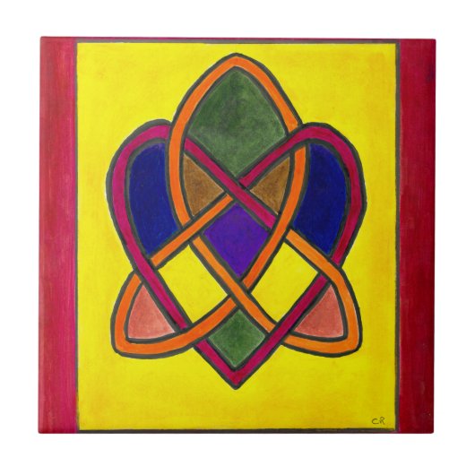 Keramische tegel Onderzetter Tegeltje (Voorkant)