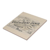 Keramische Tegel Parijs Tegeltje (Zijkant)