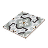 Keramische tegel - Pattern Grey Rust Black Tegeltje (Zijkant)