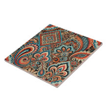 Keramische Tegel: Retro Pop Bloom