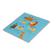 Keramische Tegel Retro Tegeltje (Zijkant)