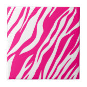 Keramische Tegel Roze Leopard Tegeltje (Voorkant)