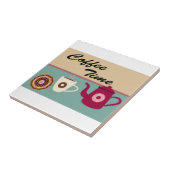 Keramische Tegel Rustic Coffee Tegeltje (Zijkant)