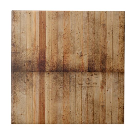 Keramische Tegel Rustiek Hout Beige Tegeltje (Voorkant)