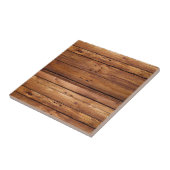 Keramische Tegel Rustiek Hout Sinaasappel Tegeltje (Zijkant)