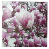 Keramische Tegel - Saucer Magnolia Tegeltje (Voorkant)