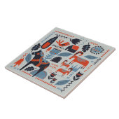 Keramische tegel - Scandinavisch Collectie Tegeltje (Zijkant)