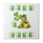 Keramische Tegel St. Patrick's Day Tegeltje (Voorkant)