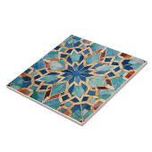 Keramische Tegel - Starburst Marokkaans Design Tegeltje (Zijkant)