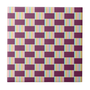 Keramische Tegel Stripe Tegeltje