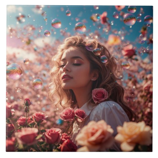 Keramische tegel tegeltje (Voorkant)