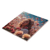 Keramische tegel tegeltje (Zijkant)