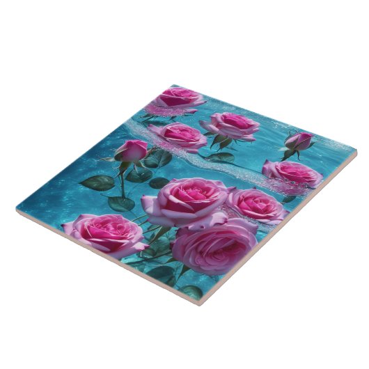 Keramische tegel tegeltje (Zijkant)