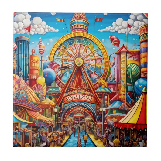 Keramische tegel tegeltje (Voorkant)