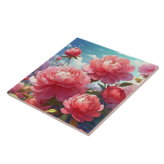 Keramische tegel tegeltje (Zijkant)