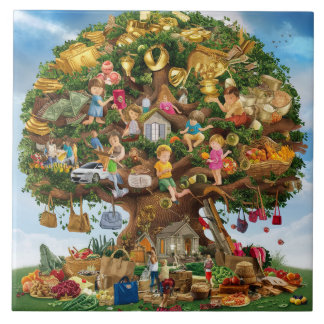 Keramische tegel tegeltje