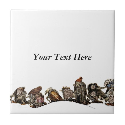 Keramische tegel tegeltje (Voorkant)