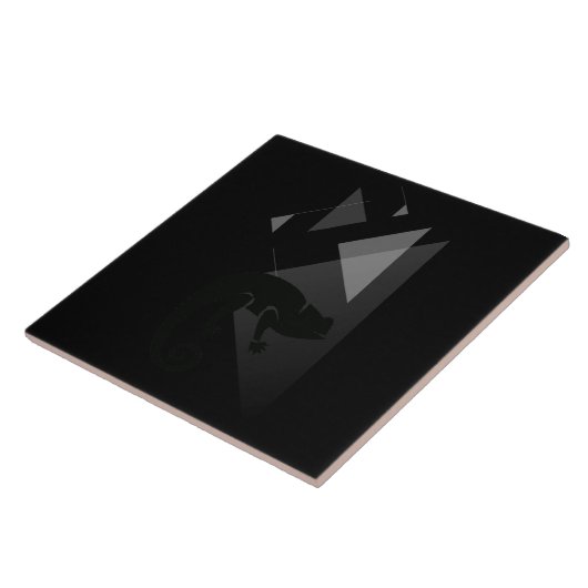 Keramische tegel tegeltje (Zijkant)