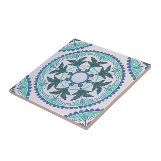 Keramische tegel tegeltje (Zijkant)