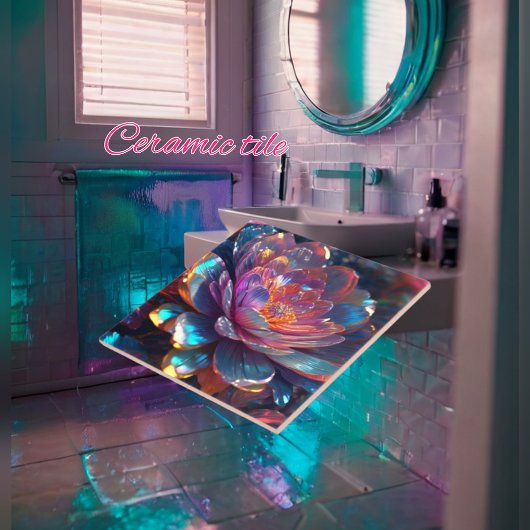 Keramische tegel tegeltje