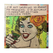 Keramische tegel tegeltje (Voorkant)