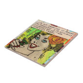 Keramische tegel tegeltje (Zijkant)