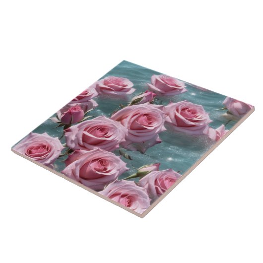 Keramische tegel tegeltje (Zijkant)