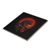 Keramische tegel tegeltje (Zijkant)