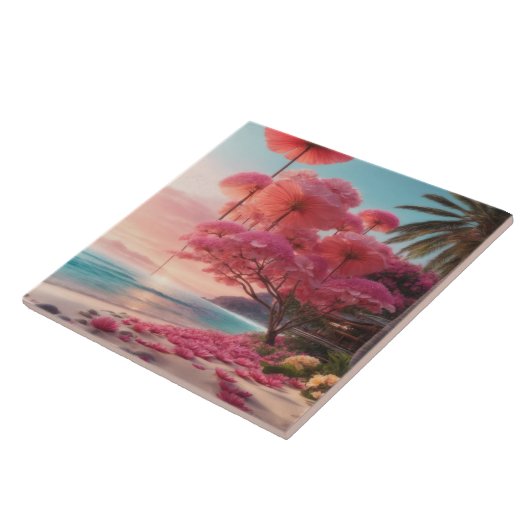 Keramische tegel tegeltje (Zijkant)