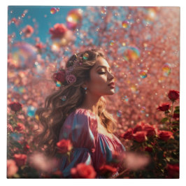 Keramische tegel tegeltje