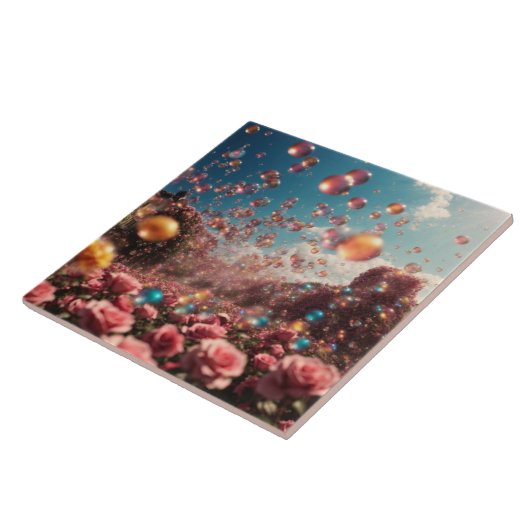 Keramische tegel tegeltje (Zijkant)