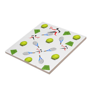 Keramische Tegel Tennis Tegeltje